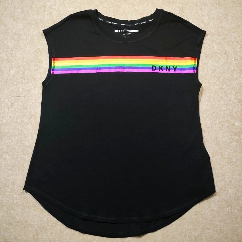 DKNY Rainbow Pride Sleeveless Shirt Women #7